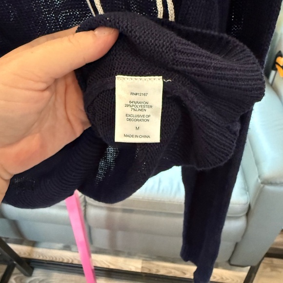 Laurie Felt Blue Knit Top - Picture 5 of 5